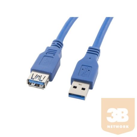 KAB Lanberg USB 3.0 kábel AM-AF kiterjesztés - 3m - kék