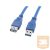 KAB Lanberg USB 3.0 kábel AM-AF kiterjesztés - 3m - kék