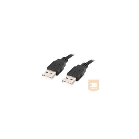 LANBERG cable USB-A M/M 2.0 1.0m black