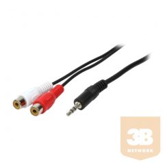 KAB LogiLink CA1047 sztereo audio kábel - 0,2m