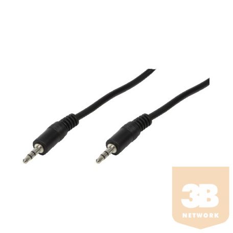 Logilink Audiokábel, 3,5 mm-es 3-Pin/M   3,5 mm-es 3-Pin/M, 3 m