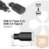 ADA Club3D USB TYPE C 3.1 GEN 1 Male to USB 3.1 GEN 1 Type A Female adapter