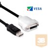 ADA Club3D DISPLAY PORT 1.1 MALE TO DVI-D FEMALE SINGLE LINK PASSIVE ADAPTER