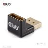 ADA Club3D DisplayPort Male to DisplayPort 1.4 Female 90 Degree Angled Adapter 4K120Hz M/F