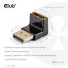 ADA Club3D DisplayPort Male to DisplayPort 1.4 Female 90 Degree Angled Adapter 4K120Hz M/F