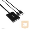 ADA Club3D DisplayPort to Dual Link DVI-D HDCP OFF version Active Adapter M/F - Apple Cinema Kijelzőkhöz