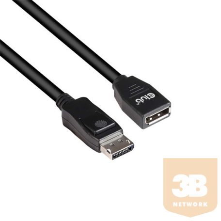 KAB Club3D DisplayPort 1.4 HBR3 Extension kábel 8K60Hz M/F 3m/9.84ft
