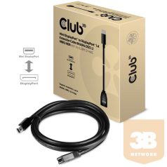   ADA Club3D Mini DisplayPort to DisplayPort1.4 Extension Cable 8K60Hz DSC1.2 HBR3 HDR M/F 1m/3.28 ft