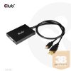 ADA Club3D Mini DisplayPort to Dual Link DVI, HDCP ON version Active Adapter - HDCP-támogatással rendelkező kijelzőkhöz