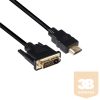 KAB Club3D DVI to HDMI 1.4 kábel M/M - 2m Bidirectional