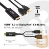 KAB Club3D HDMI - DisplayPort 4K 60Hz M/F Active Adapter