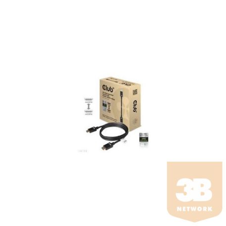 KAB Club3D HDMI 2.1 MALE TO HDMI 2.1 MALE ULTRA HIGH SPEED 4K 120Hz  1,5m/ 4,928ft