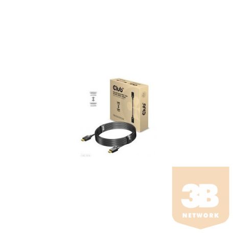 KAB Club3D Ultra High Speed HDMI 4K120Hz, 8K60Hz Cable 48Gbps M/M 4 m/13.12ft 26AWG