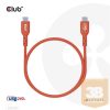 KAB Club3D USB2 Type-C Bi-Directional USB-IF Certified Cable Data 480Mb, PD 240W(48V/5A) EPR M/M 1m / 3.23 ft