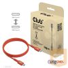 KAB Club3D USB2 Type-C Bi-Directional USB-IF Certified Cable Data 480Mb, PD 240W(48V/5A) EPR M/M 1m / 3.23 ft