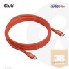 KAB Club3D USB2 Type-C Bi-Directional USB-IF Certified Cable Data 480Mb, PD 240W(48V/5A) EPR M/M 3m / 9.84 ft