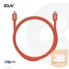 KAB Club3D USB2 Type-C Bi-Directional USB-IF Certified Cable Data 480Mb, PD 240W(48V/5A) EPR M/M 3m / 9.84 ft