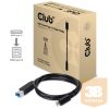 KAB Club3D USB TYPE C GEN 2 MALE (10Gbps) to TYPE B MALE kábel 1Méter / 3.28 Feet