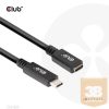 KAB Club3D USB Gen1 Type-C Extension Cable 5Gbps 60W(20V/3A) 4K60Hz M/F 2m/6.56ft