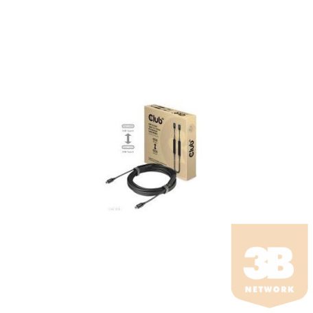 KAB Club3D USB 3.2 Gen2 Type C to C Active Bi-directional Cable 8K60Hz M/M 5m/16.4ft