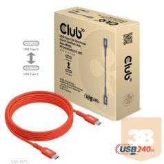   KAB Club3D USB2 Type-C Bi-Directional USB-IF Certified Cable, Data 480Mb, PD 240W(48V/5A) EPR M/M 2m - 6.56ft