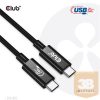 KAB Club3D USB4 Gen2x2 Type-C Bi-Directional USB-IF Certified Cable 4K60Hz, Data 20Gbps, PD 240W(48V/5A) EPR M/M