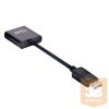 ADA Club3D DISPLAY PORT 1.2 MALE TO HDMI 2.0 FEMALE 4K 60HZ UHD/ 3D ACTIVE ADAPTER