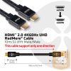 KAB Club3D High Speed HDMI 2.0 4K60Hz UHD RedMere kábel - 10m