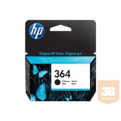  HP 364 ink cartridge black standard capacity 6ml 250 pages 1-pack with Vivera ink