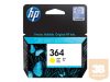 HP 364 Yellow Original Ink Cartridge