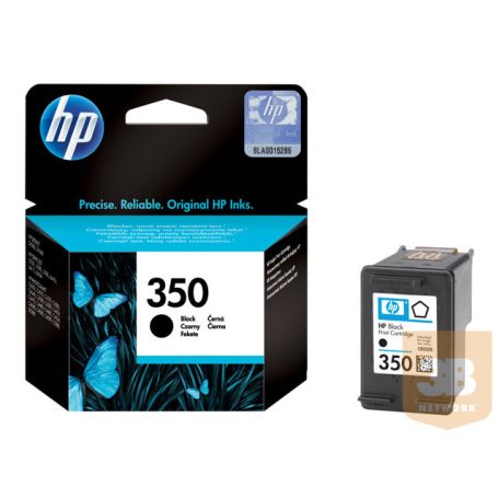 HP 350 original ink cartridge black low capacity 4.5ml 200 pages 1-pack