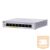 CISCO Switch 8x1000Mbps (4xPOE), Fémházas, Rackes - CBS110-8PP-D-EU