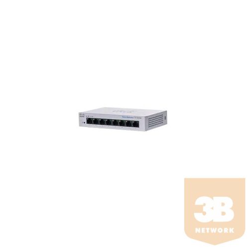 CISCO Switch 8x1000Mbps, Fémházas Rackes, CBS110-8T-D-EU