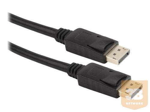 GEMBIRD CC-DP2-10 Gembird DisplayPort v1.2 kábel, 3m, arany Black