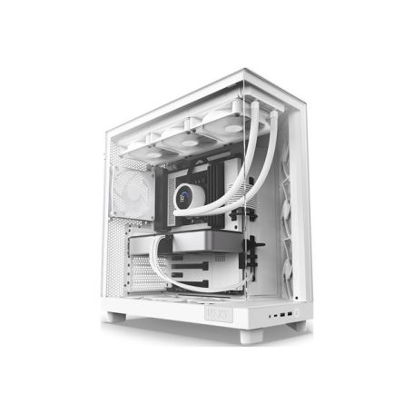 NZXT PC case H6 Flow midi tower white