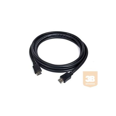 Gembird HDMI kábel V1.4 apa-apa aranyozott csatlakozóval 3m, bulk csomagolás