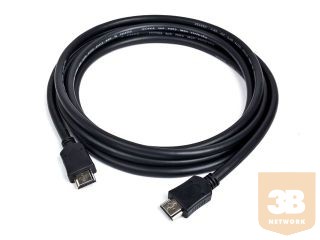 Gembird HDMI kábel V1.4 apa-apa aranyozott csatlakozóval 3m, bulk csomagolás