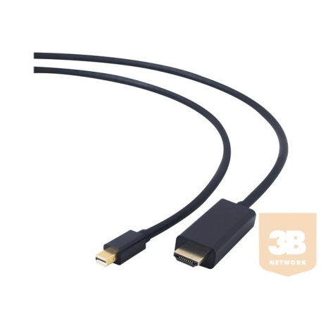 GEMBIRD CC-mDP-HDMI-6 Gembird cable mini DISPLAYPORT (M) -> HDMI (M), 4K, 1.8m