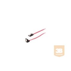   GEMBIRD CC-SATAM-DATA90 Gembird Serial ATA III 50 cm Data Cable with 90 degree bent, metal clips, red