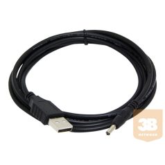   GEMBIRD CC-USB-AMP35-6 Gembird USB AM to 3.5mm Power Plug cable, 1.8m black