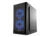 GEMBIRD CCC-FORNAX-950B Gaming design PC case 3 x 12 cm fans blue