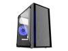 GEMBIRD CCC-FORNAX-960B Gaming design PC case 3 x 12 cm fans blue