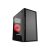 GEMBIRD CCC-FORNAX-960R Gaming design PC case 3 x 12 cm fans red