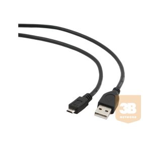   GEMBIRD CCP-MUSB2-AMBM-0.3M Gembird kábel micro USB 2.0 AM-MBM5P, 0.3m
