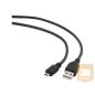   GEMBIRD CCP-MUSB2-AMBM-0.3M Gembird kábel micro USB 2.0 AM-MBM5P, 0.3m