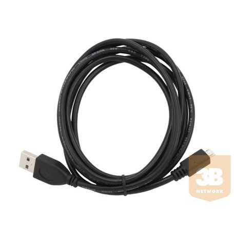 GEMBIRD CCP-MUSB2-AMBM-10 Gembird micro USB cable 2.0 AM-MBM5P 3m black