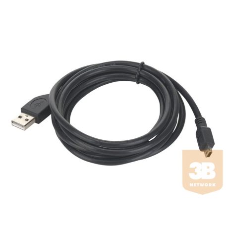 GEMBIRD CCP-USB2-AM5P-6 Gembird USB 2.0 A-csatlakozó MINI 5PM 1.8m kábel, bulk csomagolás
