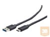 GEMBIRD CCP-USB3-AMCM-10 Gembird USB 3.0 AM to Type-C cable (AM/CM), 3m, black