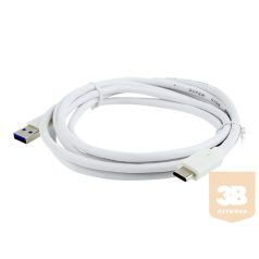  GEMBIRD CCP-USB3-AMCM-6-W Gembird USB 3.0 cable to type-C (AM/CM), 1.8m