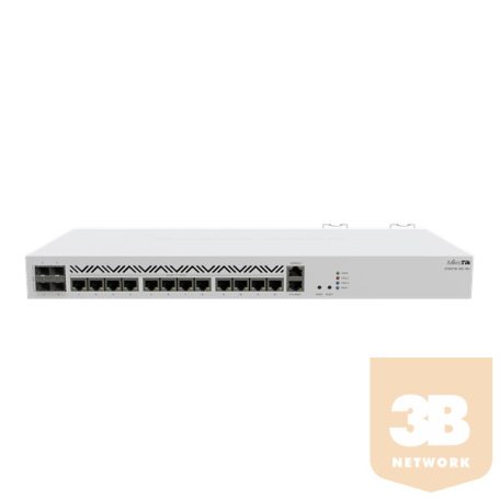 MIKROTIK Vezetékes Cloud Core Router 13x1000Mbps + 4x10000Mbps SFP+, Redundáns, Rackes - CCR2116-12G-4S+